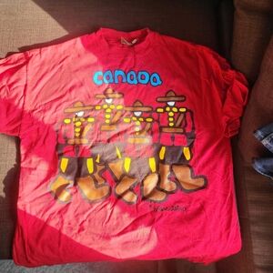 Mens Graphic T-Shirt with Colorful Cartoon Print